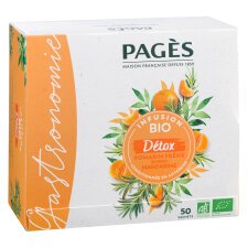 Infusion Détox Bio Pagès - Boîte de 50 sachets