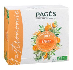 Detox Organic Infusion Pagès - Box of 50 sachets