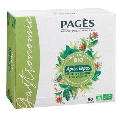 Infusie spijsvertering Bio Pagès - Doos met 50 zakjes