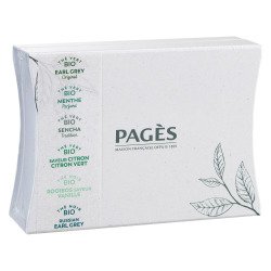 Organic Pagès Selection Teas - Box of 60 sachets