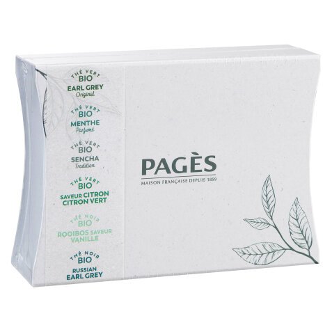 Organic Pagès Selection Teas - Box of 60 sachets