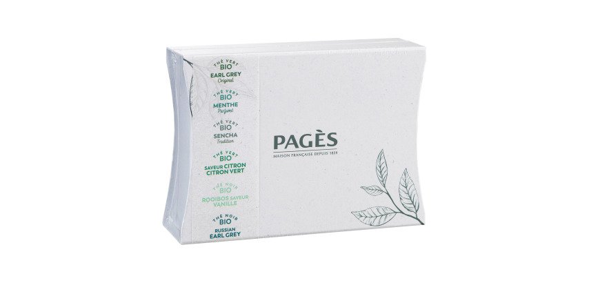Thés Sélection Bio Pagès - Coffret de 60 sachets