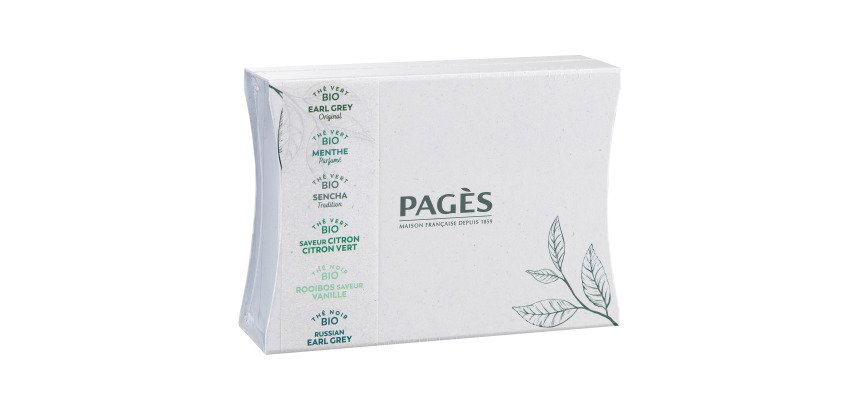 Thés Sélection Bio Pagès - Coffret de 60 sachets