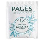 Thé noir Russian Earl Grey Bio Pagès - Boîte de 50 sachets