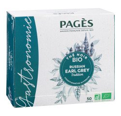 Zwarte thee  Bio Pagès - Doos met 50 zakjes