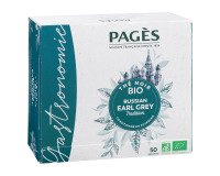 Thé noir Russian Earl Grey Bio Pagès - Boîte de 50 sachets