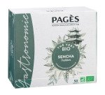 Thé vert Sencha Bio Pagès - Boîte de 50 sachets