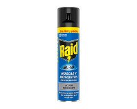 Insecticida Raid para moscas y mosquitos - aerosol 400 ml