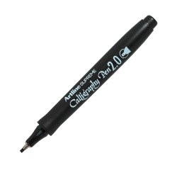 Kalligrafiepen zwart punt 2 mm