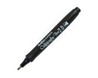 Calligraphy pen with 2 mm black tip