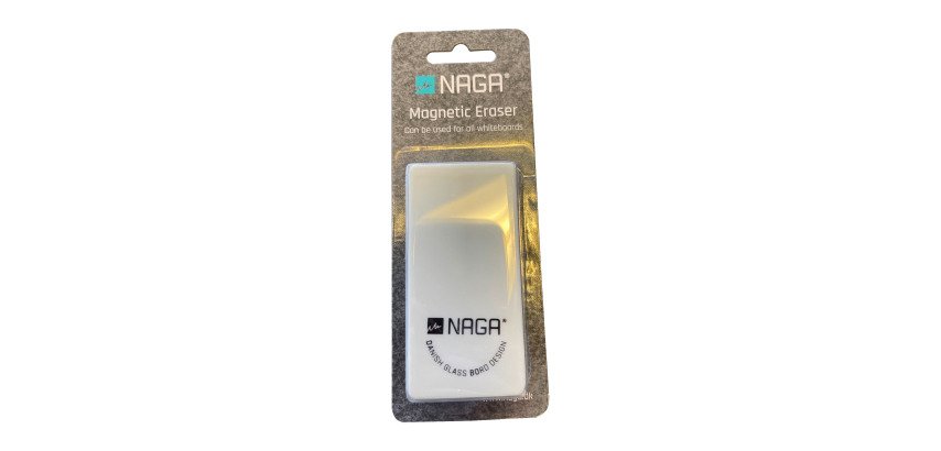 Naga magnetische bordenwisser voor glasborden
