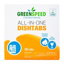 Tablettes Greenspeed lave-vaisselle tout-en-un - Boîte de 100 tabs