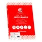 Etichette adesive Bruneau 70x25 mm - carta bianca - 100 fogli - 36 etichette per foglio