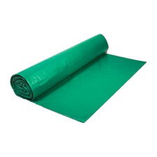 Rollo de 25 bolsas de basura 54 x 60 cm 20 micras verde