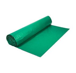 Rollo de 25 bolsas de basura 54 x 60 cm 20 micras verde