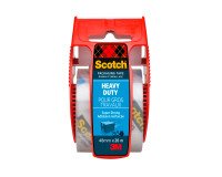 Scotch Heavy Duty Clear Polypropylene Packaging Tape, Extra Strong, 48 mm x 20 m