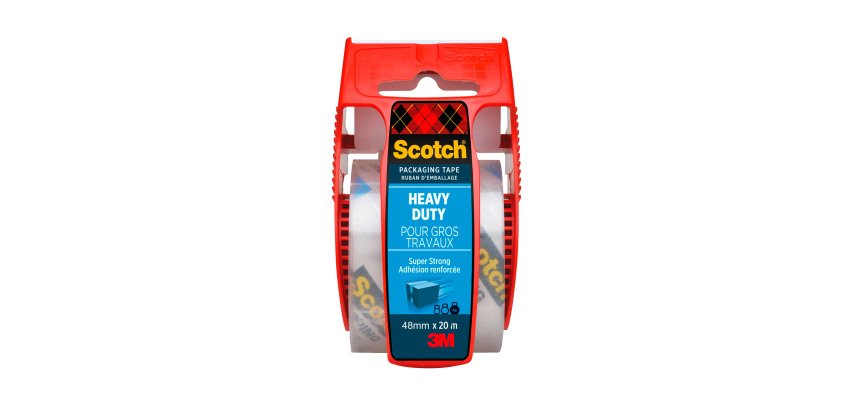 Ruban adhésif d'emballage Scotch Heavy Duty extra résistant 48 mm x 20 m
