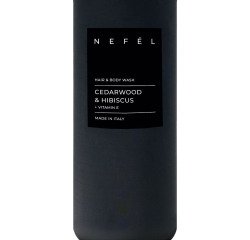 Supporto per dispenser shampoo doccia linea Nefèl CEDARWOOD & HIBISCUS.