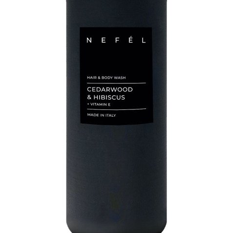 Supporto per dispenser shampoo doccia linea Nefèl CEDARWOOD & HIBISCUS.