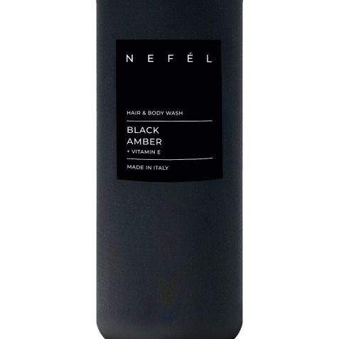 Supporto per dispenser shampoo doccia linea Nefèl BLACK AMBER