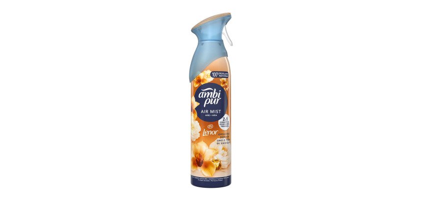 Profumatore spray per ambiente Lenor Oro e Fiori di Vaniglia Ambi Pur 180ml - 60 spruzzi