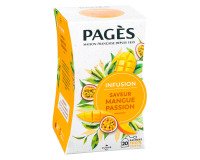 Infusion mangue, passion Pagès - Boîte de 20 sachets