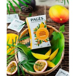 Infusie mango passievrucht Bio Pagès - Doos met 20 zakjes