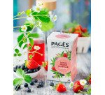 Infusion fraise myrtille Pagès - Boîte de 20 sachets