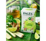 Infusion citron vert gingembre Bio Pagès - Boîte de 20 sachets