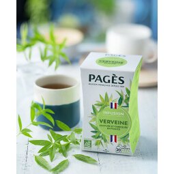 Infusion verveine Bio Pagès - Boîte de 20 sachets