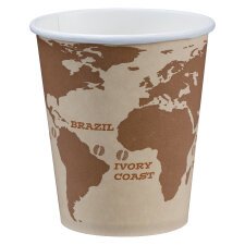 Gobelet en carton World Map - 25 cl - Lot de 120