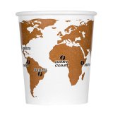 Gobelet en carton World Map - 10/11,5 cl - Lot de 120