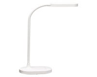 Lampe de bureau Led intégrée Luis Bruneau - 5 W - Bras flexible, blanc