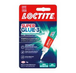 Colle super glue 3 gel - tube de 3 g