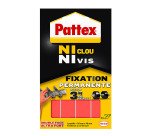 Pastille adhésive blanche Pattex 3 kg - Etui de 10