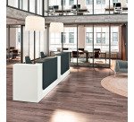 Reception Quadrifoglio Miami Bianco, grigio 1.660 x 800 x 1.130 mm