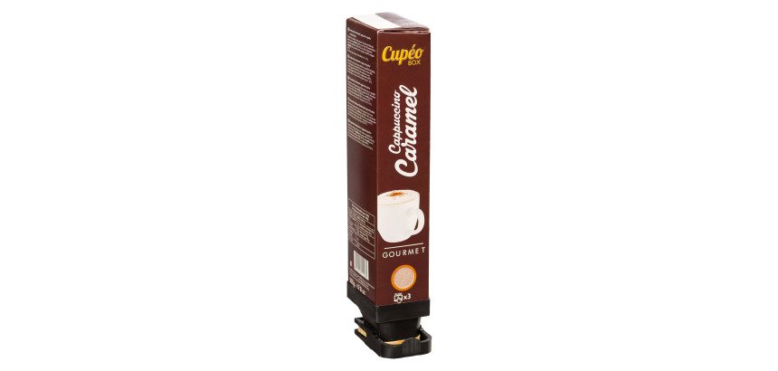 Cartouche Cupéo Box cappuccino caramel - Pour machine JEDE Xpress