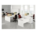 Scrivania con gambe a pannello p 80 x h 75,5 cm Miami