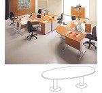 Tavolo riunioni Ovale Miami l 240 x p 110 x h 73.5 cm