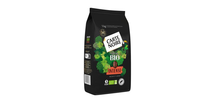 Café en grains Carte Noire Bio Intense - paquet de 1 kg