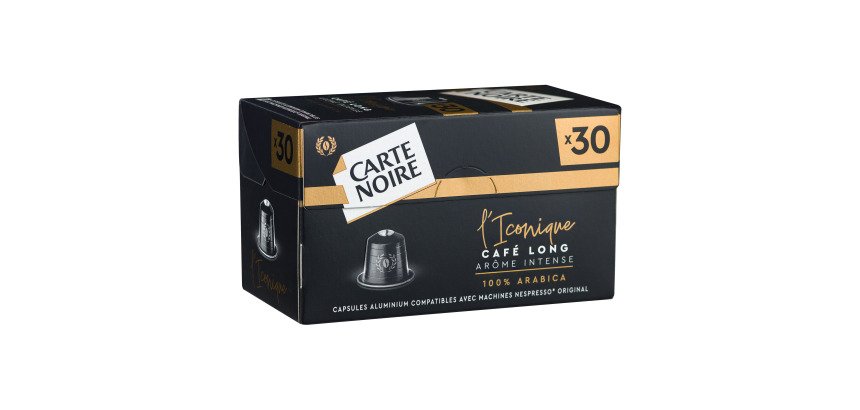 Capsules de café Carte Noire L'Iconique N°7 - Boîte de 30
