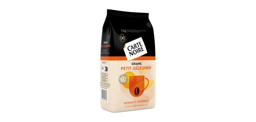 Café en grains Carte Noire Petit Déjeuner - paquet de 1 kg