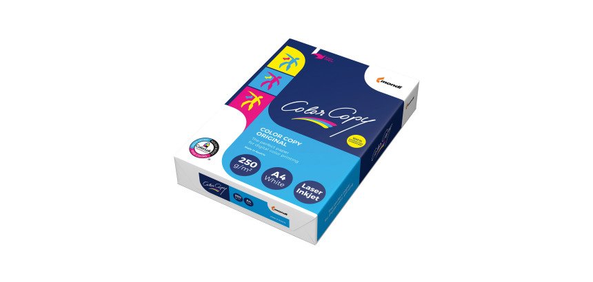 Color Copy Paper - A4 - 250g - pack of 125 sheets, also ideal for color printing