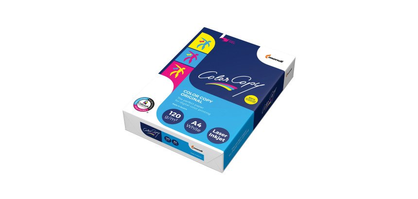 Color Copy Paper - A4 - 120g - pack of 250 sheets also ideal for color printing