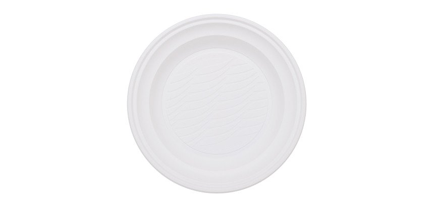 Piatti fondi in bioplastica ø 21, 5 cm 50 pz
