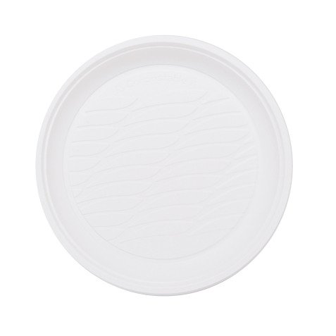 Piatti dessert in bioplastica ø 17 cm 50 pz