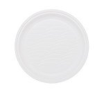 Piatti piani diametro 21,5 cm in bioplastica Natural Bibo - 50 pz