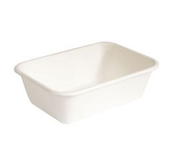 Vaschette in polpa di cellulosa 13,5 x 9,5  cm 50 pz