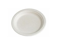 Piatti piani in polpa di cellulosa ø 26 cm 50 pz