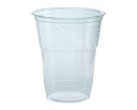En_50 bicchieri pla 200/250 ml natural bibo